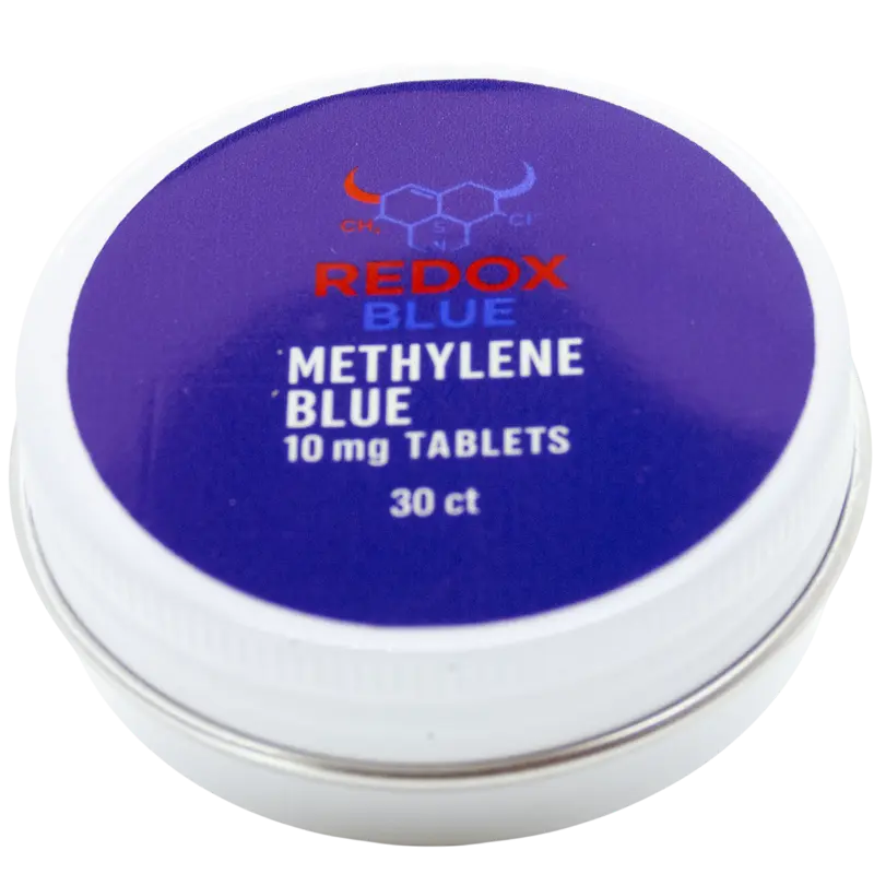 Redox Blue Methylene Blue Tablets 10mg 30 count